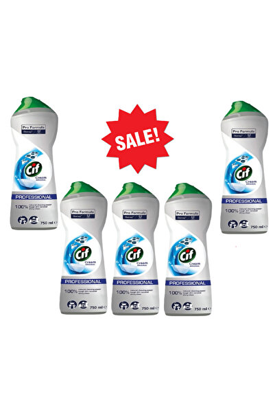 Cif Professional Original, crema universala pentru curatat, 750ml 5buc/set