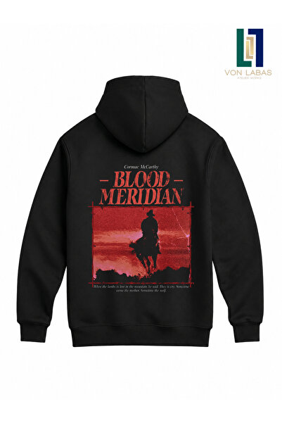 Grafftee Clothing Blood Meridian Printed High-Quality Hooded Cotton Sweatshirt