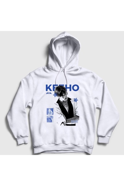 Presmono سويت شيرت بقلنسوة أبيض للجنسين من Keeho Duh K-Pop P1harmony 620068tt