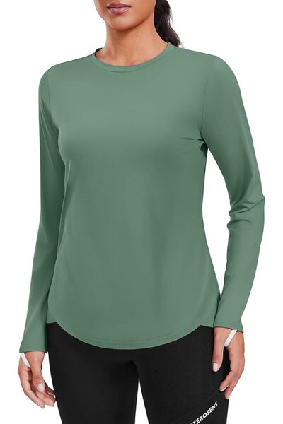 GENERAL PINSPARK Women Sun Shirt Long Sleeve Quick Dry Hiking Shirts with Thu...