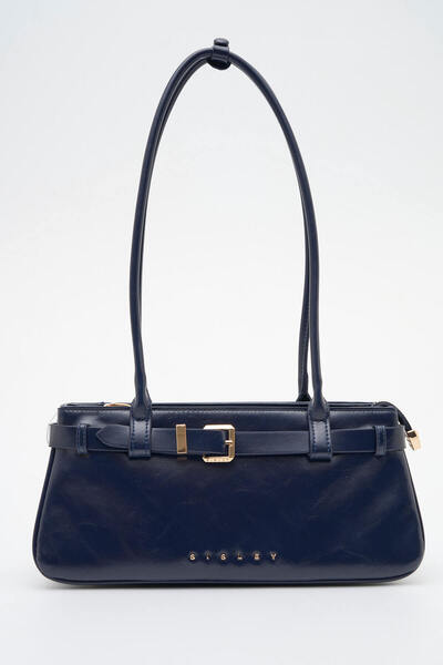 Sisley Women's Shoulder Bag Dark Blue Sly453