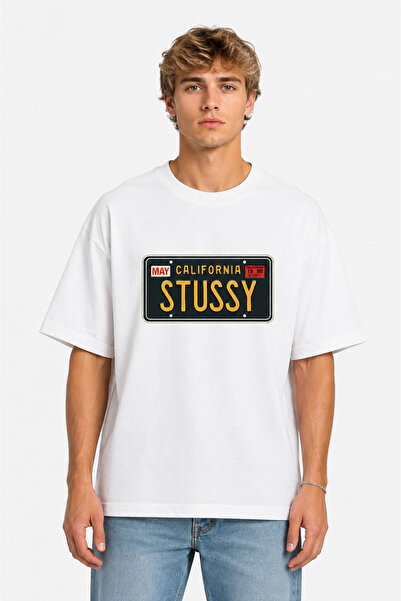 Generic Brand Unisex Women's Men's Stussy Plate Front Printed Design Printed ...