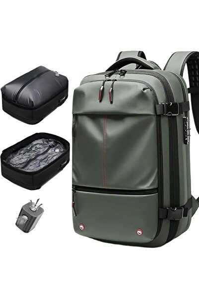 GENERAL IKYWT Vacuum Seal Backpack Travel with Ultra-Power Pump, 80L Expandab...