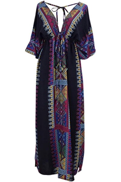 Hepiide Women's Long Kaftan Maxi Dress Boho Swimsuit Beach Cover Up Robes One...