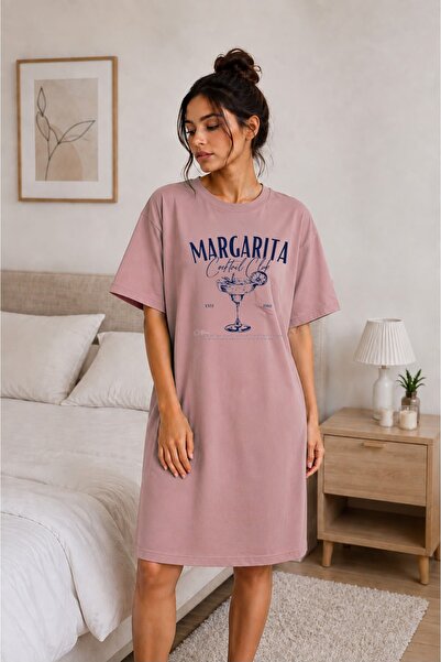 classy moda Women's Cocktail Printed Oversize Extra Long Tunic T-Shirt