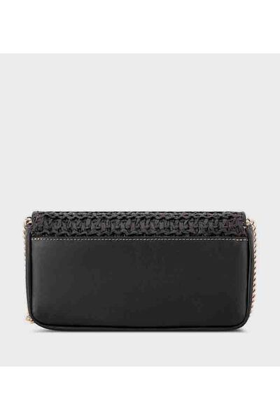 Nine West Textured Black Women Sling Bag