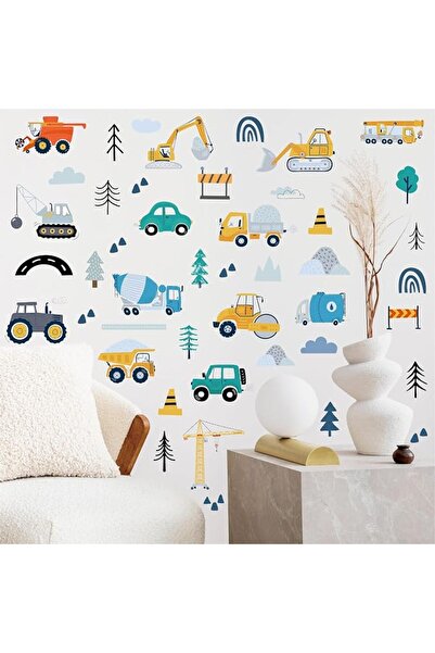 EXCEFORE Blue Watercolor Elephant Wall Decals, Sweet Dream Sticker with Moon ...
