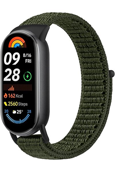 Zoye Nylon Strap for Xiaomi Mi Band10/9/8，Soft Adjustable Breathable Sport Lo...