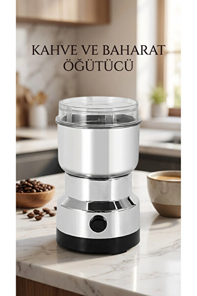 SORA GROUP Steel Coffee and Spice Grinder Machine, Adjustable Grinding