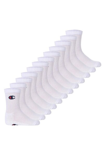 Champion Kinder Socken, 12er Pack - Crew Socken, einfarbig