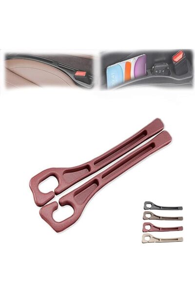Generic Car Seat Side Gap Filler for Automotive Accessories (Brown)