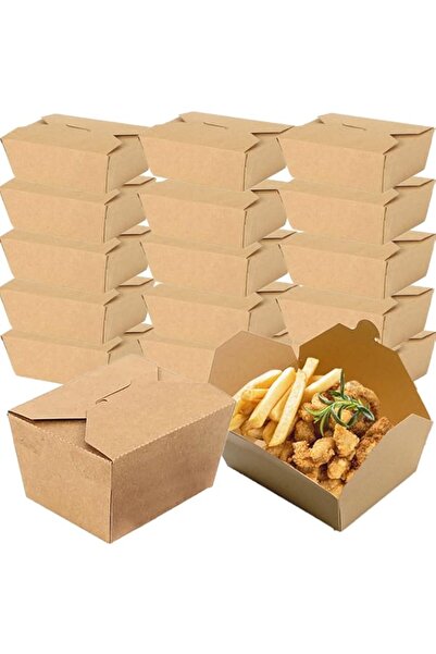 Generic 100 Pack Chinese Take Out Food Containers 30oz, Paper To-Go Boxes for...