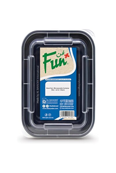 Generic Microwavable Black Rectangular Containers with Clear Lids – 58oz Dura...