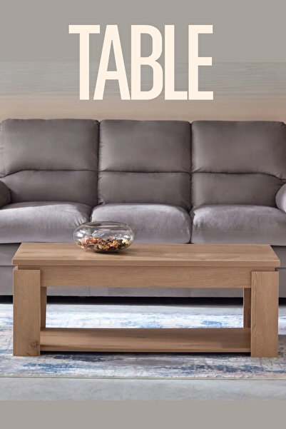 ibrahim suleiman al saqami Modern MDF Wooden Center Table with Lower Storage ...