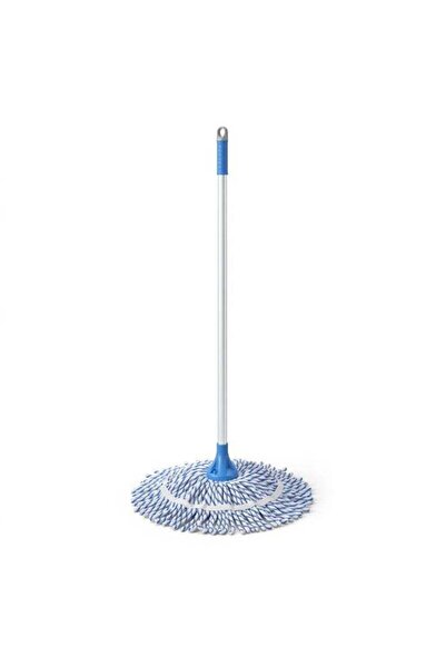 Duravel Twist Rope Mop with 124 cm Long Handle for all Floor Types Easy Clean