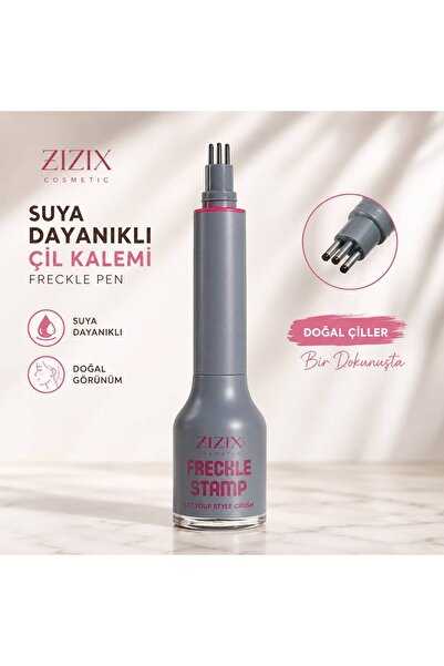 zizix Suya Dayanıklı Çil Kalemi Freckle Pen Doğal Görünüm Uzun Süre Kalıcı Çi...
