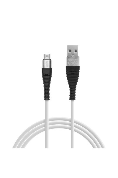 Alista Home Καλώδιο microUSB 2μ σιλικόνης για φόρτιση και μεταφορά δεδομένων ...