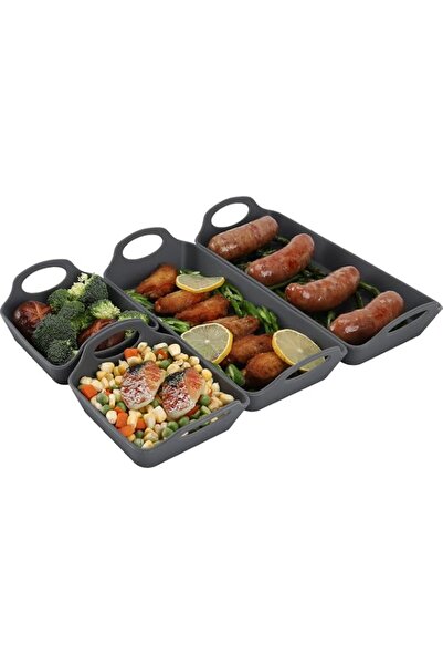Generic Silicone Baking Sheet Pan Dividers,Sturdy Heatproof Handles Nonstick ...