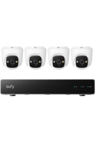eufy Κιτ Βιντεοεπιτήρησης Ασφαλείας NVR PoE E41, Ανάλυση 4K, 5x Ζουμ, Τεχνητή...