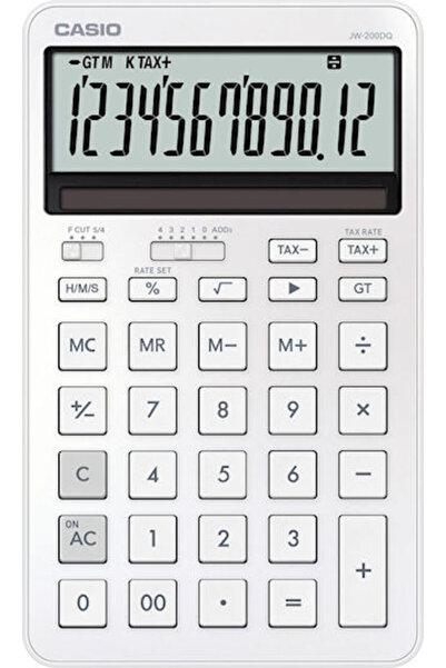 Casio Jw-200sc Αριθμομηχανή Λογιστική 12 Ψηφίων σε Λευκό Χρώμα 1 τεμάχιο Κωδι...