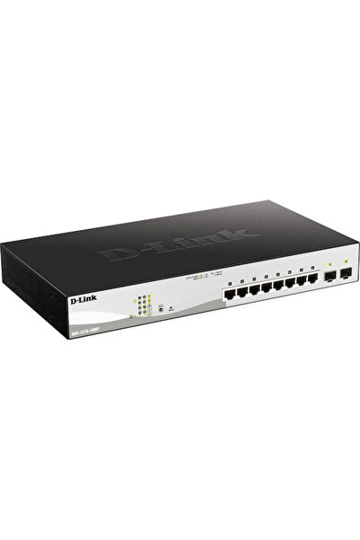 D-Link DGS-1210-10MP Διαχειριζόμενος διακόπτης L2 PoE+ με 8 θύρες Gigabit Eth...