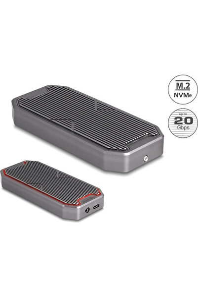 DELOCK Θήκη για Σκληρό Δίσκο M.2 PCI Express με σύνδεση USB 3.2 Κωδικός: 42015