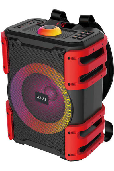 AKAI Επαγγελματικό Ηχείο ABTS-V25 Κόκκινο