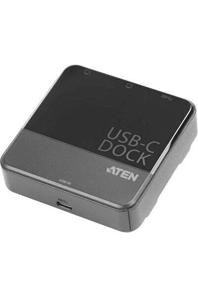 Aten Σταθμός σύνδεσης USB-C με HDMI 4K και σύνδεση 2 οθονών, Μαύρο