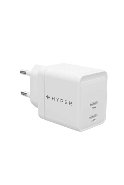 Targus Φορτιστής χωρίς καλώδιο GaN με 2 θύρες USB-C, 35W Power Delivery, Λευκ...
