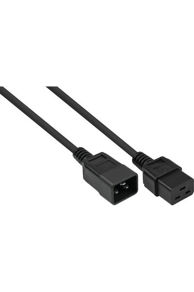 Other Alcasa IEC C20 / IEC C13 - IEC C20 / IEC C13 Καλώδιο 5μ Μαύρο