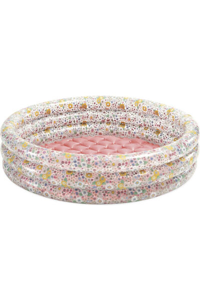 Intex Παιδική Στρογγυλή Φουσκωτή Πισίνα PVC 56lt 86x25εκ. Ροζ