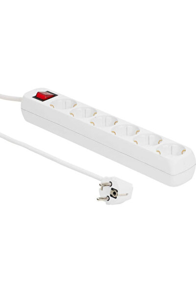 MicroConnect Πολύπριζο 6 θέσεων με διακόπτη και καλώδιο 1,5μ. Κωδικός: MC-GRU...
