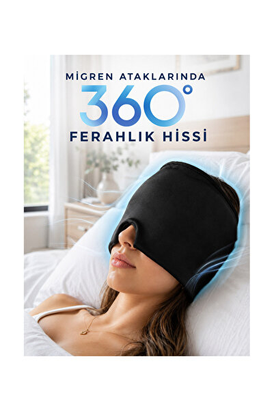 pınaxar 360 °   Gel Compress Headgear Cold and Hot Use Relaxing Eye Mask