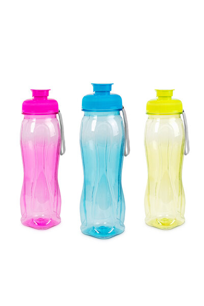 Alista Home Bidon sport 750 ml, plastic transparent, 3 culori