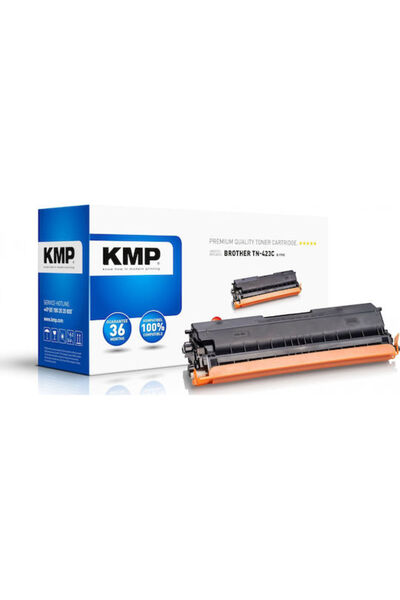 KMP Συμβατό τόνερ για εκτυπωτή λέιζερ Brother TN-423C 4000 σελίδες Κυανό