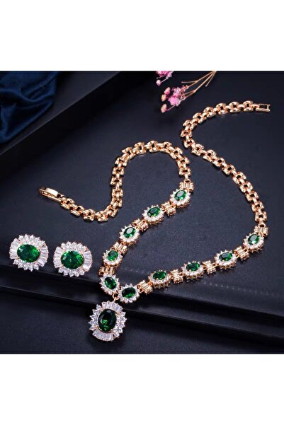 Miss Wang Ladies' high-end earring necklace set