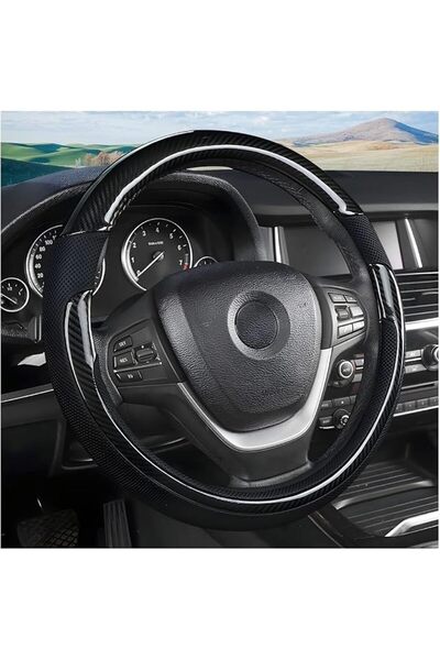 Aputue Microfiber Steering Wheel Cover, Premium Leather Feel Steering Wheel P...