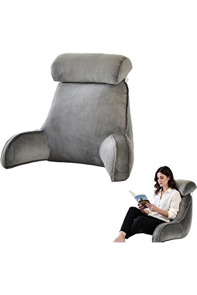 HASTHIP ® Couch Cushion Back Support with Neck Pillow and Side Pocket, Wedge-...
