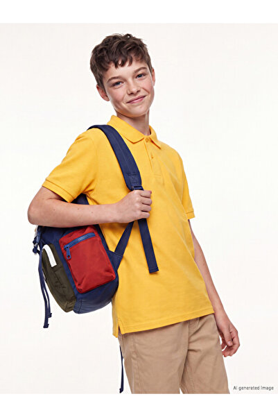 LC Waikiki Polo Collar Boys' Pique T-Shirt