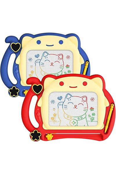 KASTWAVE Magnetic Drawing Board, Learning Toddler Toys for Age 3 4 5 Boys Gir...