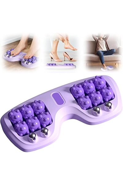 KOWVOWZ Portable Duals Foot Massage Roller, 2025 Massager Roller for Plantar ...