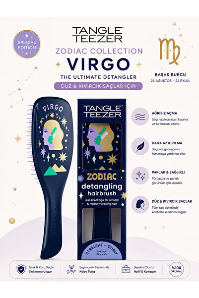 Tangle Teezer Başak Burcu Olanlara Özel Zodiac The Ultimate Düz ve Kıvırcık S...