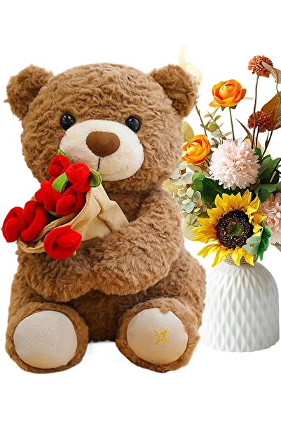 Generic Stuffed Bear Plush Toy Soft Doll | Soft Cuddly Stuffed Plush Bear for...