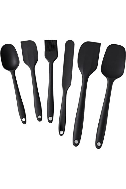 GoodTool Set Of 6 Silicone Scrapers, Cooking Utensils, Silicone Kitchen Spatu...