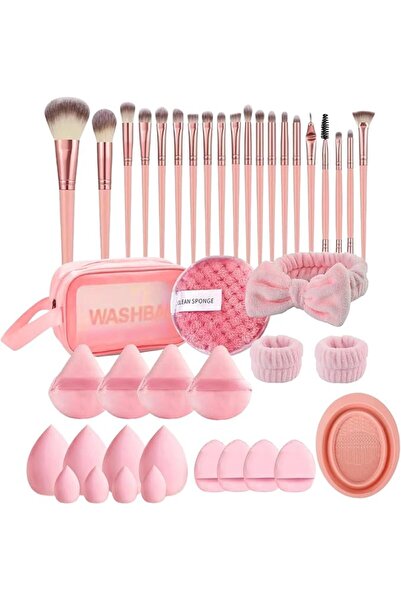 BOOMBOOMBOOM 42Pcs Makeup Brush Set, Professional Makeup Tool Set with Brushe...