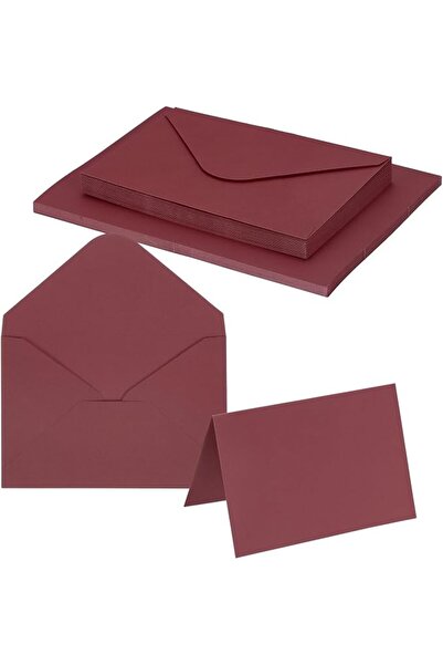 PATIKIL 4 x 6 Blank Greeting Cards and Envelopes, 50Sets Half Fold Note Cards...