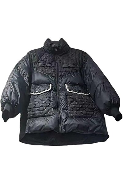 GENERAL Puffer Jackets Women Down jacket women's short winter loose white dow...