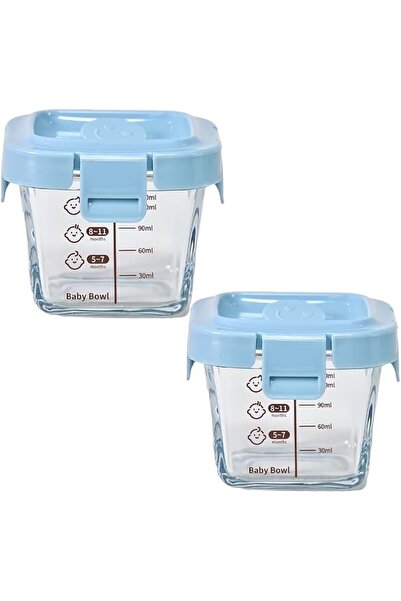 SmartMaster Small Square Glass Containers with Lids, Food Jars Airtight Glass...