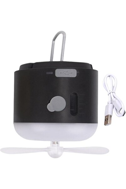 Morvena Picks Ventilator de camping multifuncțional reîncărcabil USB cu venti...