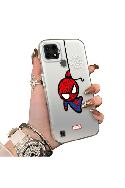 Hontinga Realme C21 Compatible Silicone Edge Hard Back Case Couple Phone Case...